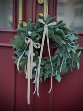 Load image into Gallery viewer, “Beige Velvet” Christmas Wreath
