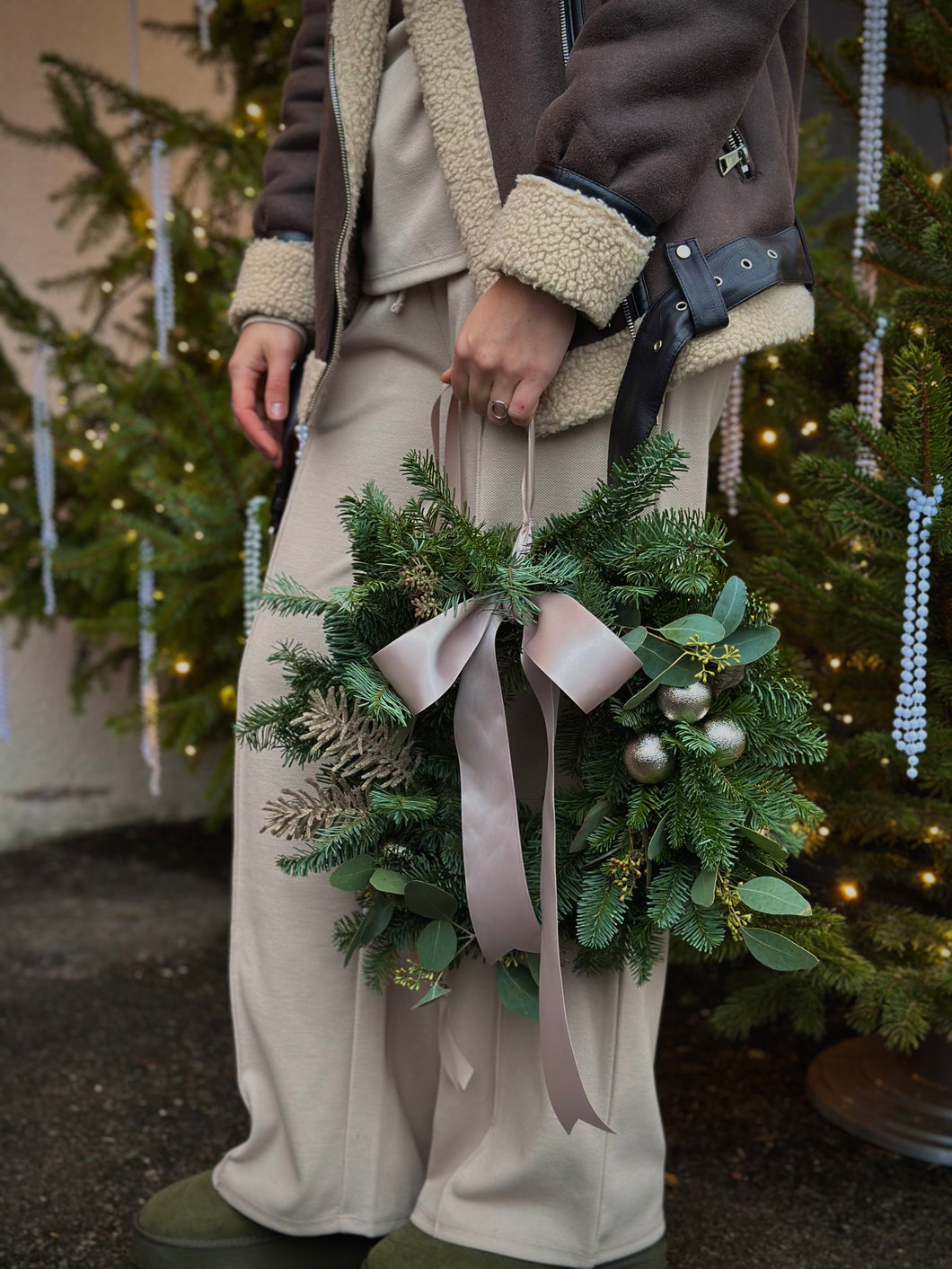 Fancy X-mas Wreath in a gift box