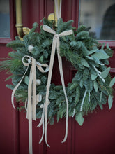 Load image into Gallery viewer, “Beige Velvet” Christmas Wreath
