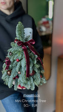 Загрузить изображение в средство просмотра галереи, “Burgundy” Handmade Christmas Tree
