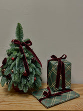 Загрузить изображение в средство просмотра галереи, “Burgundy” Handmade Christmas Tree
