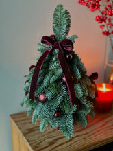 Загрузить изображение в средство просмотра галереи, “Burgundy” Handmade Christmas Tree
